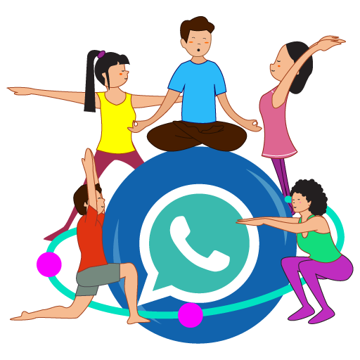 Join the WhatsApp community for yogalates students to connect, share, and get guidance