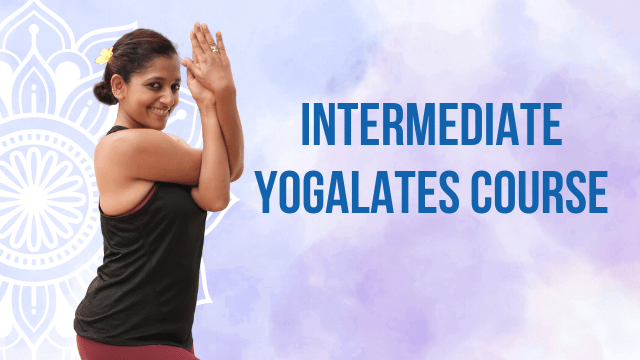 Full-body yogalates workout session focusing on strength, flexibility, and overall wellness at home