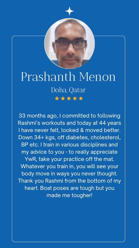 Online yogalates workout session focusing on flexibility, strength, and full-body balance