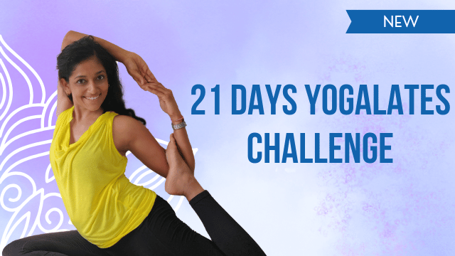 Yogalates home session focused on improving mind–body balance, flexibility, and overall wellness