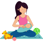 Baby care and wellness yogalates tips for mums to improve fitness, flexibility, and mind–body wellness